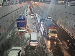 Waspada Dab! Underpass Kentungan Tergenang Malam Ini