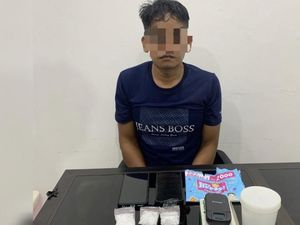 Nyambi Jual Sabu, Buruh Harian di Bangka Diringkus Polisi