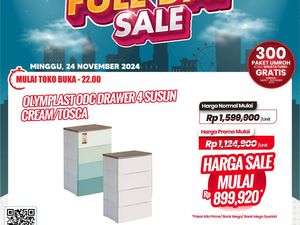 Lemari Susun di bawah Rp 1 Juta Cuma di Transmart Full Day Sale
