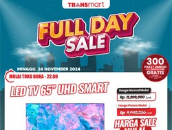 Gebyar Transmart Full Day Sale! Smart TV UHD 65 Inch Diskon Rp 3,9 Juta