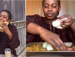 Aksi Afua Nash Makan 4 Hari Nonstop Demi Rekor Dunia