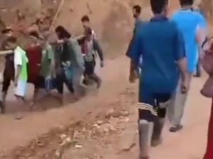 Viral Ibu Baru Lahiran di Lebak Ditandu gegara Jalan Lagi Dibangun