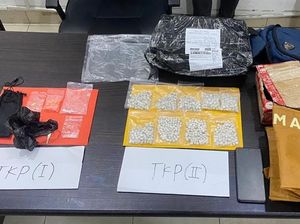 Simpan Ratusan Pil Ektasi dan Sabu, Pria di Babel Diringkus Polisi