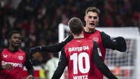 Selain enam tim di atas, masih ada Bayer Leverkusen, Benfica, dan Club Brugge yang masih bisa meraih treble di musim ini. Namun ketiganya tergolong underdog di Liga Champions, sehingga tak difavoritkan untuk bisa mewujudkannya. Foto: AP/Marius Becker