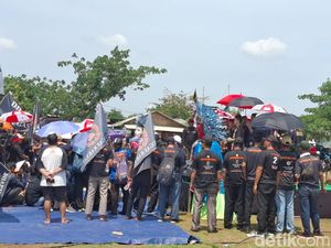 Suasana Kampanye Akbar Dharma-Kun di Jakarta Siang Ini