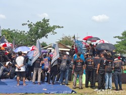 Suasana Kampanye Akbar Dharma-Kun di Jakarta Siang Ini