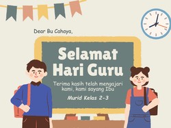 45 Ucapan Selamat Hari Guru Nasional 2024 Singkat dan Menginspirasi