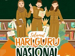 10 Twibbon Hari Guru Nasional 2024 Gratis dan Bagus, Unggah di Medsos Yuk!