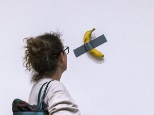 Penampakan Pisang Rp 98 Miliar yang Laku Dilelang Penampakan Pisang Rp 98 Miliar yang Laku Dilelang
