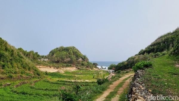 Potret Pantai Sanglen Gunungkidul yang Akses Masuknya Ditutup
