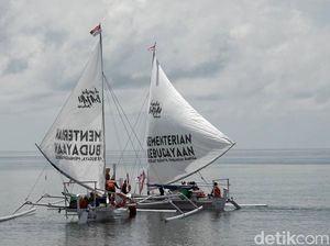 2 Perahu Sandeq Napak Tilas Suku Bajo dari Polman ke Banggai 2 Perahu Sandeq Napak Tilas Suku Bajo dari Polman ke Banggai