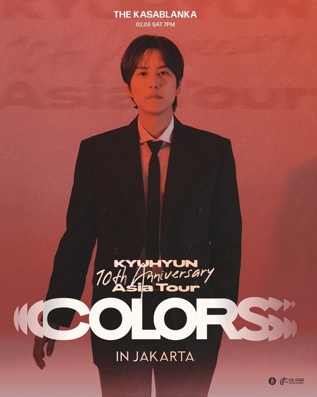 Poster konser Kyuhyun di Jakarta/ Foto: instagram.com/ckstar.id Poster konser Kyuhyun di Jakarta/ Foto: instagram.com/ckstar.id