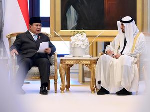 MBZ Saat Bertemu Prabowo: Saya Bangga dengan Hubungan Ini MBZ Saat Bertemu Prabowo: Saya Bangga dengan Hubungan Ini