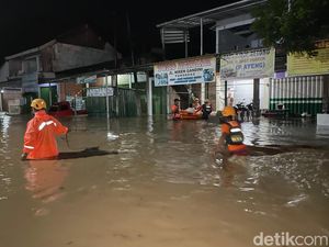 Hujan Deras Terjang Ponorogo Sebabkan Banjir di Enam Titik