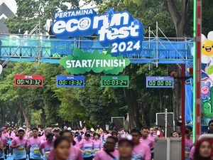 Hadirkan Ajang Karbon Netral, Pelari Apresiasi Pertamina Eco RunFest 2024