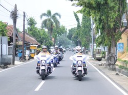 Jaga Kondusifitas, Polres Blitar Kota Patroli saat Masa Tenang Pilkada 2024