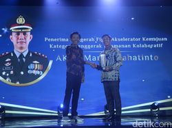 AKBP Mario Prahatinto Raih Penghargaan Penggerak Keamanan Kolaboratif