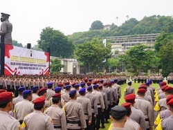Polda Jateng Gelar Apel Serpas Pengamanan TPS, 1.112 Personel Dikerahkan
