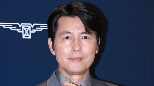  South Korean actor Jung Woo-Sung is seen at the LONGINES boutique grand opening at Lotte Department Store on March 18, 2024 in Seoul, South Korea.  (Photo by Han Myung-Gu/WireImage)