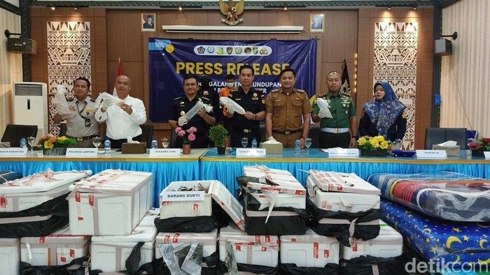 Bea Cukai Bandar Lampung Gagalkan Penyelundupan Ribuan Benih Lobster Senilai Rp 9,1 Miliar