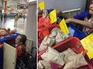 Pria Penyandang Disabilitas Gigih Jualan Nasi Lemak Pakai Kursi Roda Pria Penyandang Disabilitas Gigih Jualan Nasi Lemak Pakai Kursi Roda