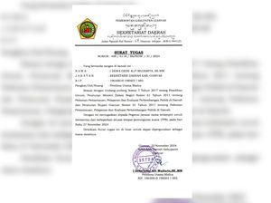 Viral, Sekda Gianyar Keluarkan Surat Tugas Pantau TPS kepada ASN Viral, Sekda Gianyar Keluarkan Surat Tugas Pantau TPS kepada ASN