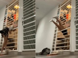 Viral Wanita Terkunci di Luar Lalu Handstand Masuk Rumah, Netizen Nyinyir