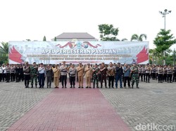 7.125 Personel Amankan Pilbup Lamongan 2024