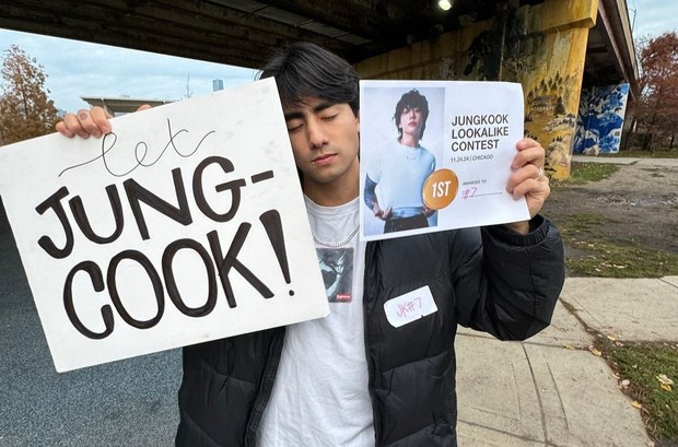 Andrew Alexander, pemenang kontes mirip Jungkook BTS di Amerika/Foto: Instagram @_andrewalexander_