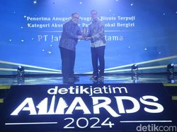 PT Jatim Grha Utama Raih Penghargaan Akselerator Pangan Lokal Bergizi