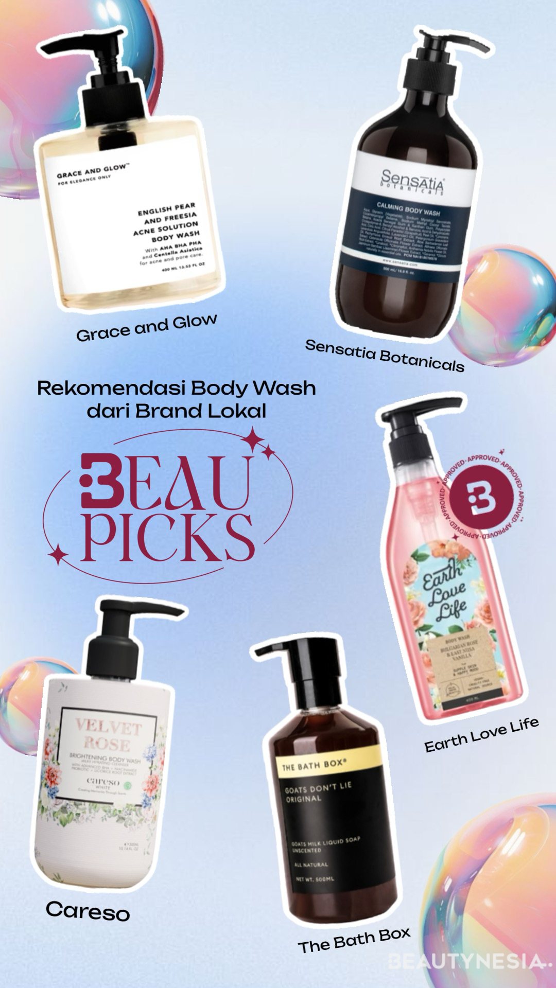 BeauPicks: 5 Rekomendasi Body Wash dari Brand Lokal, Bikin Momen Self Care Makin Menyenangkan!