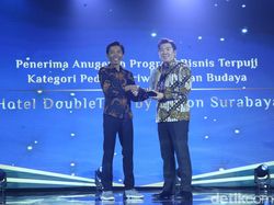 Tumbuhkan Pariwisata, Hotel DoubleTree by Hilton Raih detikJatim Awards