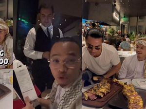 Pria Ini Bagikan Pengalaman Makan Steak Rp 46,3 Juta di Resto Salt Bae! Pria Ini Bagikan Pengalaman Makan Steak Rp 46,3 Juta di Resto Salt Bae!