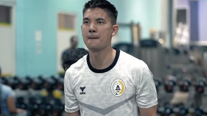 Kapten PSS Sleman, Kim Kurniawan saat menjalani latihan pemulihan pascacedera. Foto diunggah Selasa (26/11/2024).