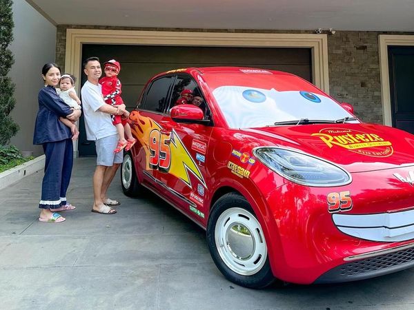 Raffi Ahmad Ubah Mobil Rayyanza Jadi Lightning McQueen Buat Kado Ultah