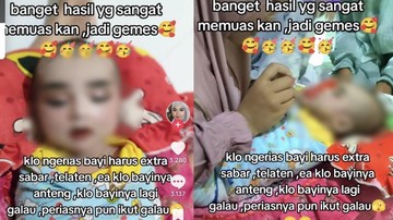 Viral! Bayi Dandan Tebal Bak Pengantin, Kapan Anak Boleh Pakai Make Up?