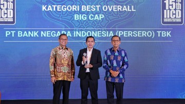 BNI Kembali Raih Predikat The Best Overall in Corporate Governance