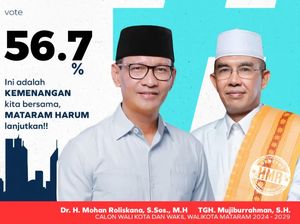 HARUM Klaim Menang 56,7 Persen di Pilwalkot Mataram HARUM Klaim Menang 56,7 Persen di Pilwalkot Mataram