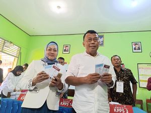 Hari Coblosan, Giri Serahkan Hasil Pilbup Ponorogo pada Takdir