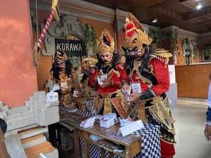Unik, TPS 10 dan 11 Penarungan Badung Hadir dengan Konsep Mahabharata