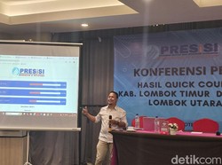 Quick Count PRESiSI, Najmul-Kus Menang di Pilbup Lombok Utara
