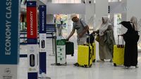 Potret Penumpang Pesawat Jelang Nataru