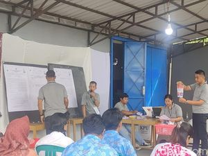 Luthfi-Yasin Menang Tipis di TPS Gibran Nyoblos Luthfi-Yasin Menang Tipis di TPS Gibran Nyoblos