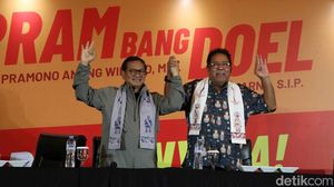Semringahnya Pramono-Rano Usai Unggul di Exit Poll dan Quick Count