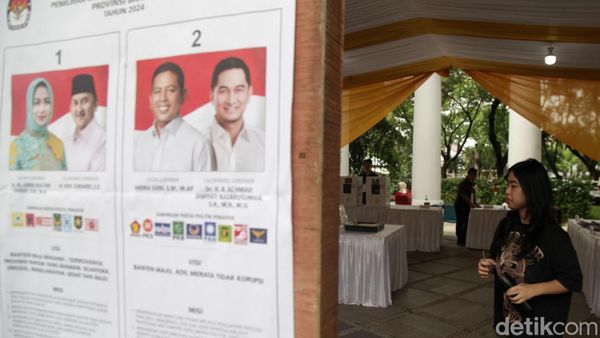 Suasana Pencoblosan Pilkada 2024 di Tangsel
