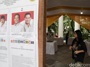 Suasana Pencoblosan Pilkada 2024 di Tangsel