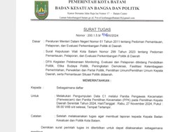 Kesbangpol Batam Keluarkan Edaran untuk Camat Kumpulan Form C1 Pilkada