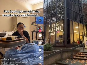 Wanita Ini Dirawat di Rumah Sakit Usai Makan Sushi Terpapar Cacing Wanita Ini Dirawat di Rumah Sakit Usai Makan Sushi Terpapar Cacing