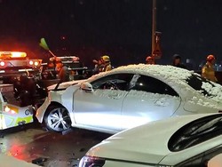 Video: Penampakan Tabrakan Beruntun di Korsel, Libatkan 53 Kendaraan