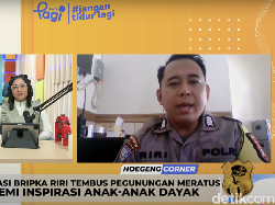 Cara Bripka Riri Dekati Warga demi Dorong Anak-anak Dayak Sekolah Lebih Tinggi